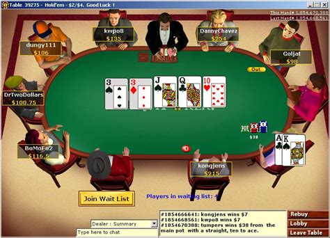 play online poker tournaments